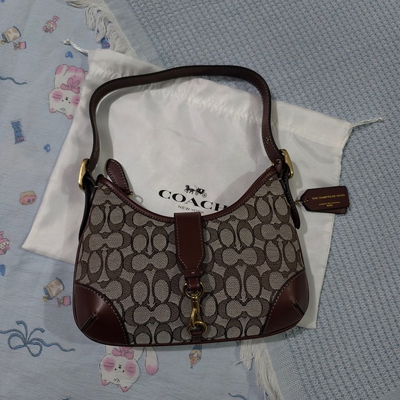 Coach Monogram Canvas Shoulder Bag